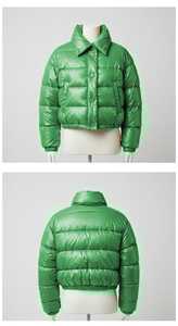 La mejor nueva moda transpirable chaquetas personalizadas para mujer 2025 Color sólido con cremallera ropa de invierno chaquetas acolchadas personalizadas para mujer - Product Image 5