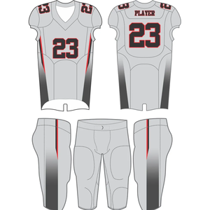 Uniforme de fútbol americano en blanco personalizado OEM con camisetas y pantalones de práctica sublimados con logotipo para jóvenes y adultos - Product Image 2