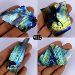 Venta al por mayor de labradorita natural, rebanada de losa, piedra curativa, labradorita, piedra preciosa áspera para decorar - Product Image 5