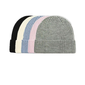 Bonnet bas quantité minimale de commande haute qualité logo en tricot personnalisé conception vente chaude en relief quotidien respirant Bennies casquettes de PK - Product Image 4