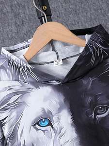 Venta al por mayor niños pulóver sudaderas 100% algodón grueso sudaderas con capucha liso de alta calidad impresión personalizada niños sublimación Sudadera con capucha - Product Image 4