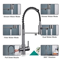 Robinet de cuisine en laiton de qualité supérieure avec purificateur d'eau pour filtre à eau potable domestique, vente en gros à l'exportation
