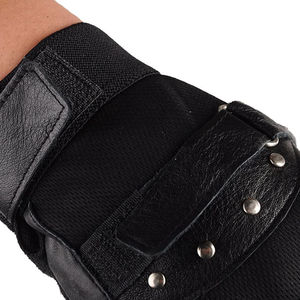 Gants de cyclisme pour hommes en cuir véritable demi-doigts, conduite, équitation, course, habillage, OEM/ODM, gants sans doigts élégants, personnalisés - Product Image 5
