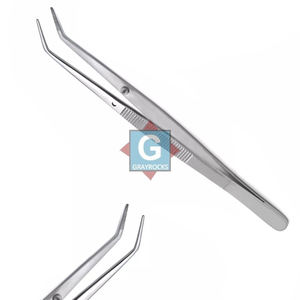 Dental London College Tweezer Medical <b>Cotton</b> & Dressing Surgical <b>Tissue</b> Forceps - Product Image 2