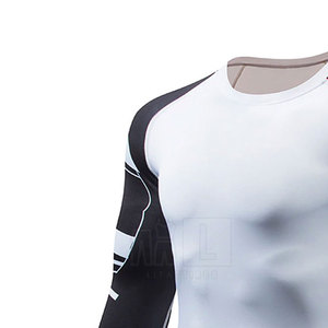 Top Design Rash Guard respirant pour hommes Vêtements de fitness de couleur personnalisée - Product Image 6