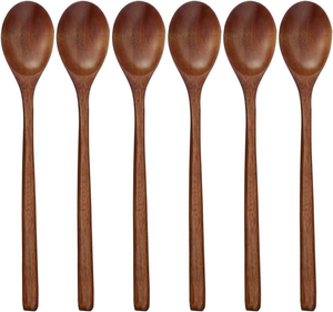 Wholesale Eco-Friendly Wooden <b>Spoon</b> Set with Long Handle for Party Use Home & Restaurant Tableware in Vietnam - Product Image 1