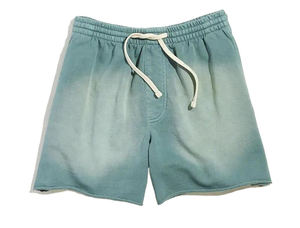 Short en polyester de coton lavé vintage de haute qualité pour hommes, vêtements de rue, toile respirante, cordon de serrage, lavage à l'acide - Product Image 6