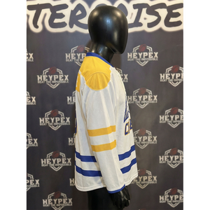 Maillot de hockey sur glace personnalisé imprimé numériquement, maille respirante, vêtements d'équipe pour adultes, haute qualité, 100% polyester, séchage rapide, antibactérien - Product Image 3
