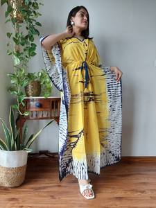 Qualité supérieure Design unique Coton léger Vintage Coton Kaftan Classique Élégant Respirant Doux à vendre - Product Image 4