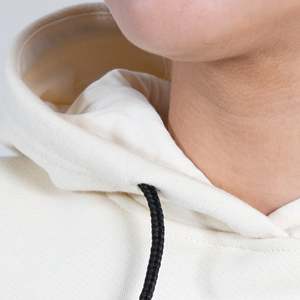 Women's Cotton Fleece Drawstring Hoodie Cropped Active Training Sports Top 3D Embroidery Winter Oversized Outerwear - Product Image 5