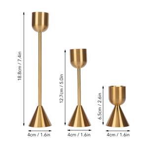 Candelabro Artístico de Aluminio Fundido para Decoración de Interiores del Hogar, Decoración de Comedor, Iluminación para Celebraciones y Hermoso Estilo de Hogar Indio - Product Image 3