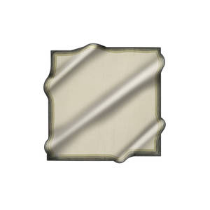 Beige Silk Plain <b>Square</b> <b>Scarf</b> - Product Image 1
