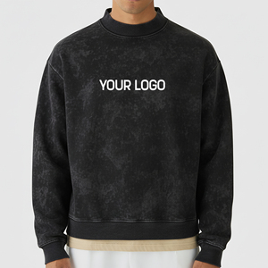 Sudadera Extra Grande para Hombre, 100% Algodón, Estilo Holgado con Hombros Caídos, Lavado Ácido, Modelo 2026 - Product Image 1