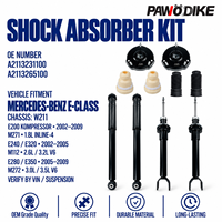 Amortisseur de suspension avant et arrière, référence OE A2113231100 et A2113265100 pour W211 E200 E240, pièce de rechange automobile