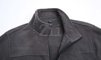 Veste polaire d'hiver pour homme de haute qualité, col montant, design réversible, écologique, durable, légère et respirante