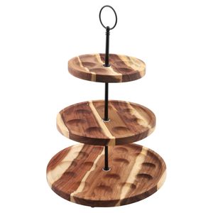 20 Gride Grand Présentoir à Oeufs en Acrylique à 2 Niveaux, Plateau en Bois, Boîte Organisateur avec Tiroir de Rangement au Fond - Product Image 3