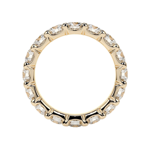 Bague de mariage pour femme en diamant rond brillant de culture en gros, or 14K 18K plaqué rhodium, luxe, fiançailles, anniversaire - Product Image 2