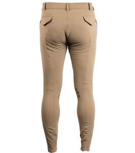 Pantalon équestre en silicone pour hommes fabriqué en usine en gros directement en coton taille haute leggings d'équitation culottes - Product Image 4