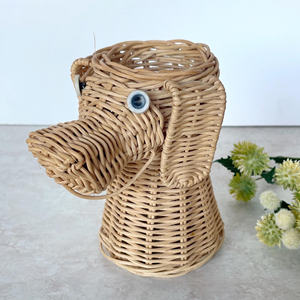 Cestas organizadoras de mimbre para niños, proveedor de cestas de almacenamiento sostenibles con forma de animales en oferta. - Product Image 3