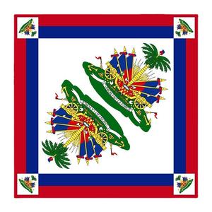 Bandana carré en coton respirant et à séchage rapide, personnalisable avec un motif de drapeau, 54 x 54 cm, pour l'extérieur - Product Image 4