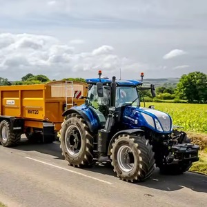Venta al por mayor asequible original bastante usado Tractor New Holland T1104 110 HP potencia de caballo tractor de granja en Stock precio bajo - Product Image 2