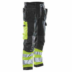 Pantalones DE TRABAJO reflectantes Ropa DE TRABAJO DE SEGURIDAD Hombres Mujeres Transpirable Ligero Durable Pantalones reflectantes de alta visibilidad - Product Image 1