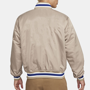 Chaqueta universitaria personalizada nueva de la marca OEM, estilo bomber satinado, talla grande para hombre, con letras personalizadas, precio económico, 2024 - Product Image 2
