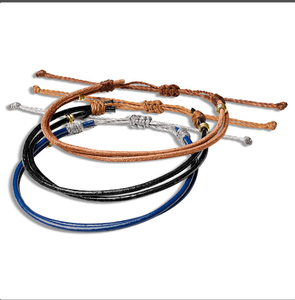 สร้อยข้อมือ Boho นักท่องเที่ยว Unisex - สร้อยข้อมือห่อผู้ชายที่เรียบง่าย - เครื่องประดับชายหาดมหาสมุทรสร้อยข้อมือเชือกเดินเรือ, สร้อยข้อมือนักท่อง - Product Image 2