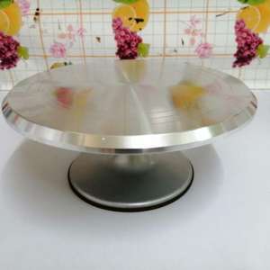 Compact Aluminum <b>Cake</b> Stands with a Collapsible Design for Convenient <b>Storage</b> and Transport to Events - Product Image 6