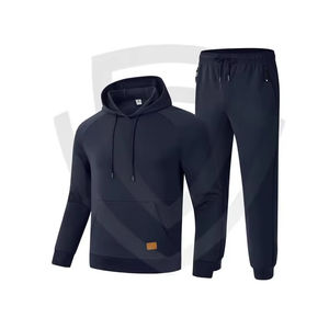 Conjunto Deportivo Unisex de Alta Calidad, Lavado Ácido Sólido, Antiestático, Personalizado, Cómodo, Transpirable, con Capucha, Último Diseño de Otoño - Product Image 1