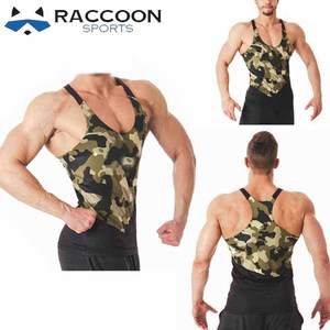 Camisetas Deportivas para Hombre Raccoon Sports, Transpirables, de Poliéster/Spandex, Chaleco Atlético para Entrenamiento, Ecológico, Colores Personalizados para Fitness - Product Image 6