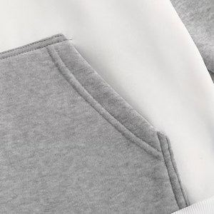 เสื้อฮู้ดดี้ขนแกะโอเวอร์ไซส์คุณภาพดีที่สุด ออกแบบแบรนด์ของคุณเอง เสื้อกันหนาวมีฮู้ดสำหรับผู้ชาย ให้ความอบอุ่นในฤดูหนาว - Product Image 4