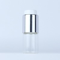 Meilleure vente Poudre lyophilisée Bouche à vis Double compartiment Eau-Poudre Essence mélangée Bouteille d'emballage en verre liquide