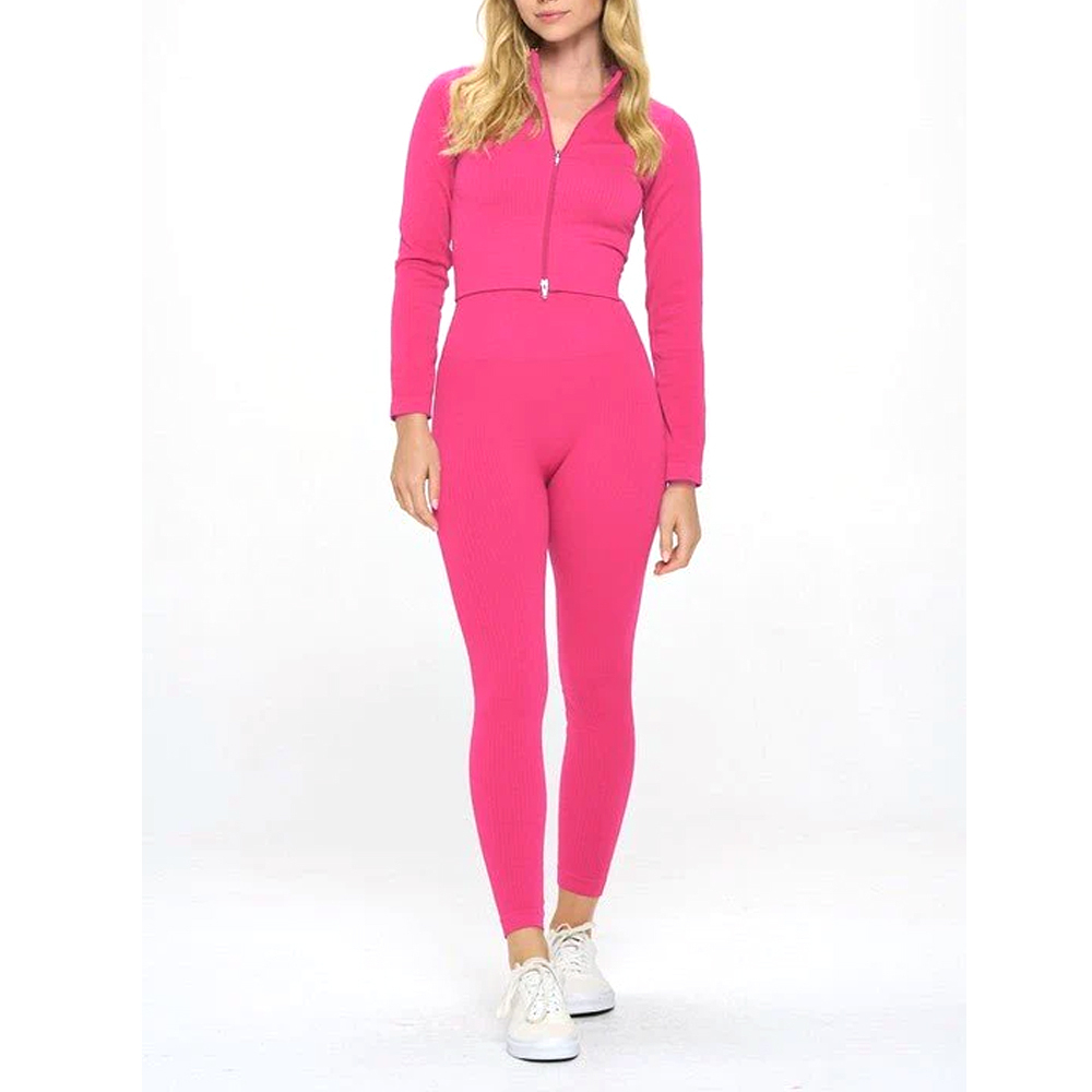 Women's Plus Size Professional Gym Sports Wear Quick Dry Breathable Four-Way Stretch Eco-Friendly 3-Piece Yoga Set Seamless