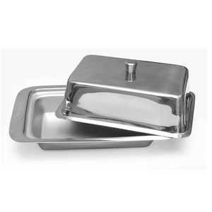 จานโลหะใส่เนยสำหรับตกแต่งโต๊ะอาหารดีไซน์สุดๆจานใส่เนยงานหัตถกรรมโลหะอินเดีย - Product Image 1