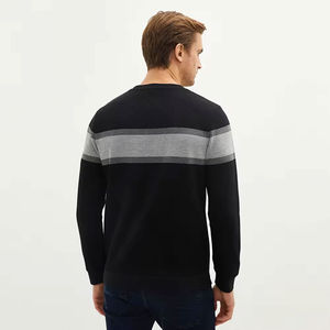 Novedad de 2026, jersey de manga larga para hombre, Sudadera con cuello redondo, gran oferta, sudaderas teñidas lisas de poliéster/algodón para invierno - Product Image 2