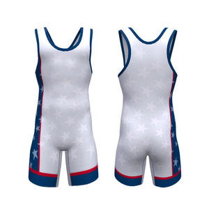 <b>Men</b> Wrestling <b>Singlet</b> Pro Fit Compression Sportswear with Quick Dry Moisture Wicking Fabric <b>for</b> Training and Competitions - Product Image 2