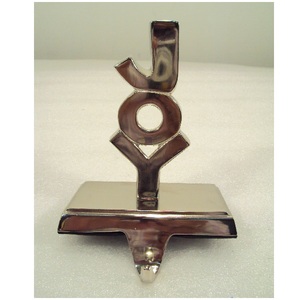 Blue Sleigh Metal <b>Stocking</b> <b>Holder</b> For Christmas Table Top Decorative - Product Image 3