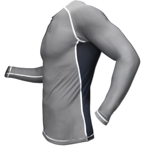 Camiseta de Compresión Personalizada para Hombre, Transpirable, de Manga Larga, 100% Poliéster, Ropa para Adultos - Product Image 3