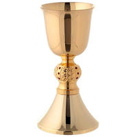 Calice patène & Ciboire Set Laiton Plaqué Or Rose Sainte Communion Église Cadeau Nouvellement Arrivé Ciboire avec Couvercle Supérieur à Faible Coût