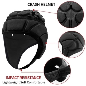 Casco de portero para deportes al aire libre, Protector de cabeza suave para entrenamiento de Rugby, béisbol, fútbol, portero, lanzador - Product Image 2
