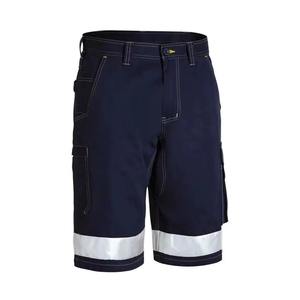 Venta al por mayor alta visibilidad pantalones cortos de seguridad ropa de trabajo para hombres alta visibilidad cinta reflectante seguridad ropa de trabajo pantalones cortos para hombres - Product Image 1