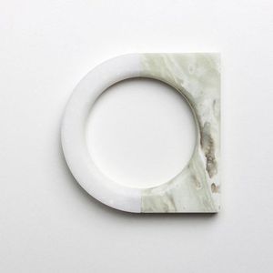 Marché tendance porte-rond de serviette en marbre dîner table pour les fêtes porte-anneau de serviette de mariage utiliser porte-rond de serviette en marbre - Product Image 3