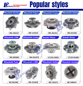Bilusi motorventilator koppeling aandrijving vloeistofkoppeling ventilator koppeling voor Suzuki Toyota Honda Nissan Hyundai Kia Mitsubishi Mazda - Product Image 3