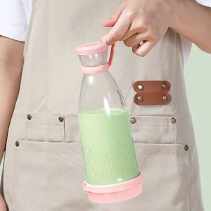 Bouteille mixeur Myrva 0,3-0,5L, mixeur manuel pour smoothies, récipient en verre, anti-fuite, usage domestique - Product Image 3