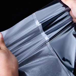 Sacs sous vide anti-poussière à fermeture facile avec encoche <span class=keywords><strong>de</strong></span> déchirure, transparents, sur mesure, à trois côtés scellés, pour l'emballage alimentaire à usage quotidien à bas prix - Product Image 2