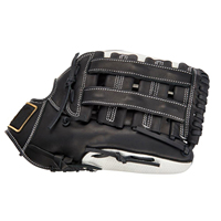 Guantes de Béisbol Elegantes de Alta Calidad, Guantes de Receptor de Cuero Genuino Premium, Guantes de Diseño de Logotipo 3D Personalizados de Tendencia