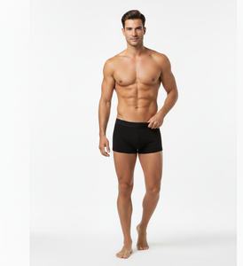Calzoncillos de Algodón para Hombre, Color Negro Aleación Oscura, Tejido Elástico y Transpirable, Diseñados para un Ajuste Cómodo y Seguro para el Uso Diario - Product Image 3