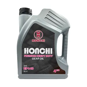 HONCHI SAE EP140 GEAR OIL GEARBOX Vehicle lubrificante industrial API GL-5 prezzo di fabbrica OEM all'ingrosso qualità PREMIUM