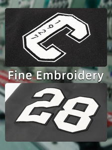 Chaquetas Universitarias Unisex con Diseño Bordado, Chaqueta Bomber Urbana con Parches de Letras de Béisbol y Hip Hop para Hombre - Product Image 3